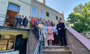 Gidsen Catharinakathedraal op bezoek bij kardinaal Eijk