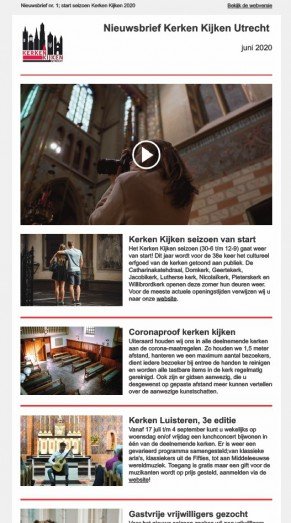 Nieuwsbrief nr 1 afbeelding